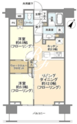 クレヴィア新宿若松町 712 間取り図