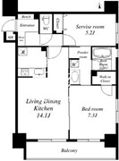 アリュージュ両国 1102 間取り図