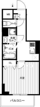 パレスシンシア江東橋 403 間取り図