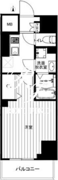 パレスシンシア江東橋 402 間取り図