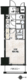 LUNIQ新御徒町1 1204 間取り図