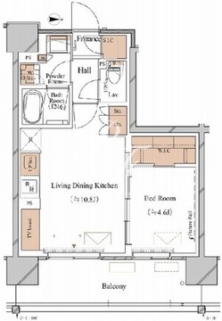 ブランシエスタ木場 301 間取り図