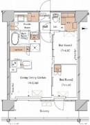 ブランシエスタ木場 302 間取り図