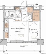 ブランシエスタ木場 307 間取り図