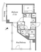 ルクレ板橋 604 間取り図