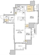 グレーシアフィット三軒茶屋 1102 間取り図