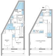 ルフォンリヴェント杉並永福 101 間取り図
