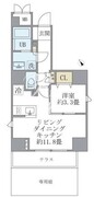 ラペルラ四谷 101 間取り図