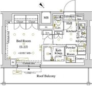 アークマーク東大井 409 間取り図