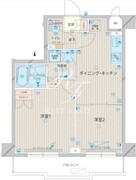 ルーブル上板橋 602 間取り図