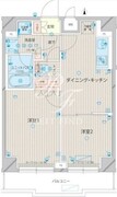 ルーブル上板橋 603 間取り図
