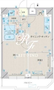 ルーブル上板橋 201 間取り図