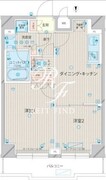 ルーブル上板橋 206 間取り図
