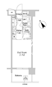 コンフォリア南砂町 1002 間取り図