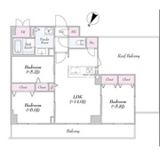 ロイジェント志村坂上 701 間取り図