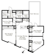 エディット西池袋 502 間取り図