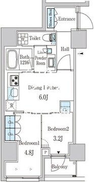 ザ・ライオンズフォーシア外神田 301 間取り図