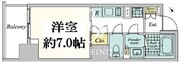 クレストコート中野 701 間取り図
