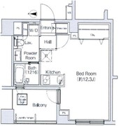 カバナ北参道 502 間取り図