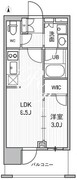 シーズンフラッツ新御徒町イースト 402 間取り図