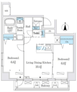 クラリティア板橋本町 601 間取り図