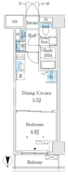 クラリティア板橋本町 204 間取り図