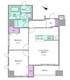 ラクラス日本橋久松町 1201 間取り図