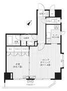 グランハイツ代々木 908 間取り図