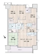 エスティメゾン豊洲レジデンス A-318 間取り図