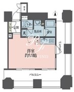 ルネ新宿御苑タワー 606 間取り図