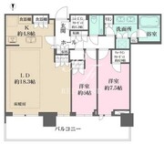 晴海フラッグ SUN-T-5010 間取り図