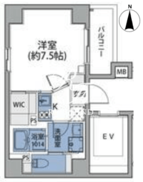 ルネサンスコート錦糸町 401 間取り図