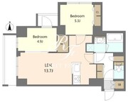 エスレジデンス高島平アソレア 504 間取り図