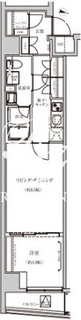 ベルシード板橋本町プレミア2 601 間取り図