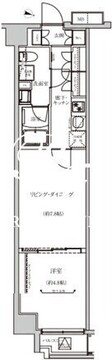 ベルシード板橋本町プレミア2 706 間取り図