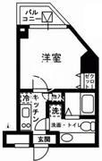レジディア中野 701 間取り図