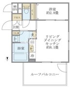 ラペルラ中野 404 間取り図