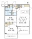 ラペルラ中野 401 間取り図