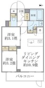 ラペルラ中野 103 間取り図