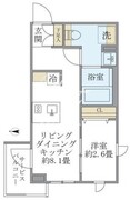 ラペルラ中野 303 間取り図