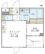 ラペルラ中野 305 間取り図