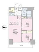 クロスレジデンス飯田橋 1207 間取り図