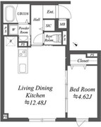 ソラシアレジデンス南大塚 101 間取り図