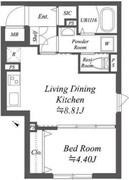ソラシアレジデンス南大塚 102 間取り図