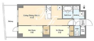 アルファコート曳舟2 608 間取り図