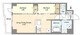 アルファコート曳舟2 805 間取り図