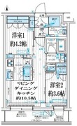 デュオステージ西荻窪2 304 間取り図