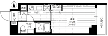 ステージファースト両国南アジールコート 702 間取り図