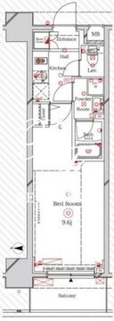 ラフィスタ三ノ輪 304 間取り図