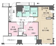 ブランズ千代田富士見 705 間取り図